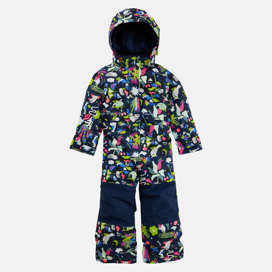 儿童彩色连体滑雪服