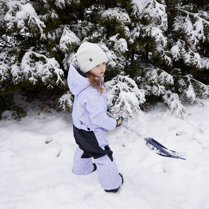 儿童紫色连体滑雪服