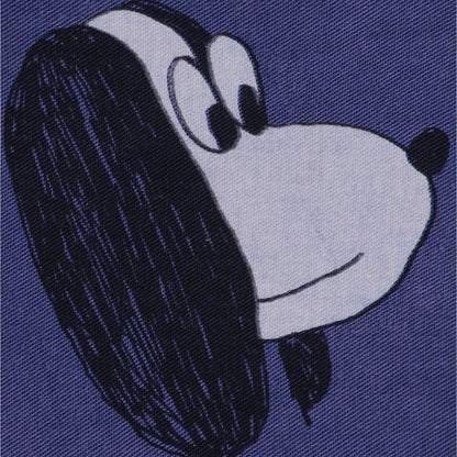 女童蓝色印花连衣裙