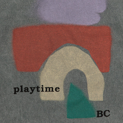 儿童灰色印花棉T恤