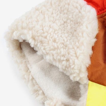 儿童彩色色块帽子