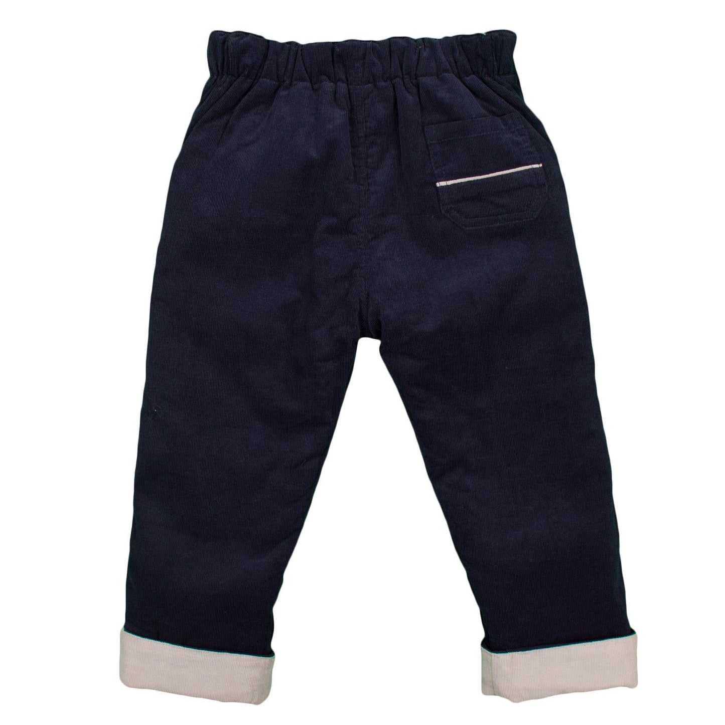 Baby Boys Navy Blue  Reversible Pants