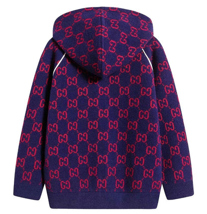 Boys & Girls Purple GG Cardigan