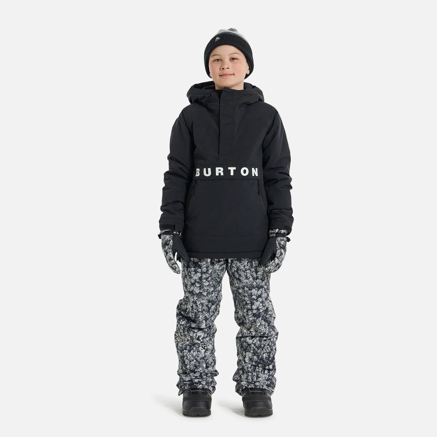 儿童黑色滑雪服