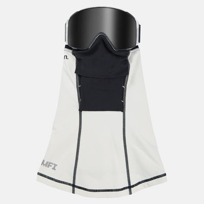 白色滑雪镜&面罩套装(ANON M4S 柱面镜)