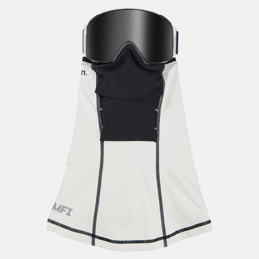 白色滑雪镜&面罩套装(ANON M4S 柱面镜)