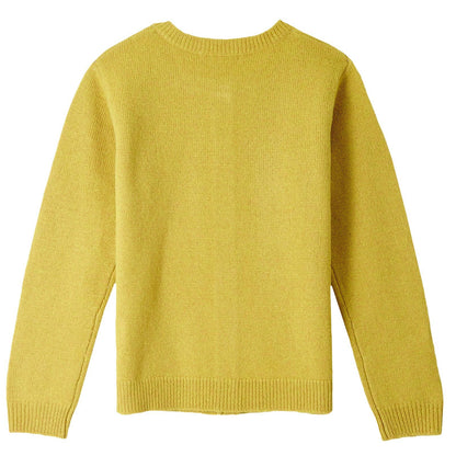 Baby Yellow Knitted Wool Greenwood Cardigan