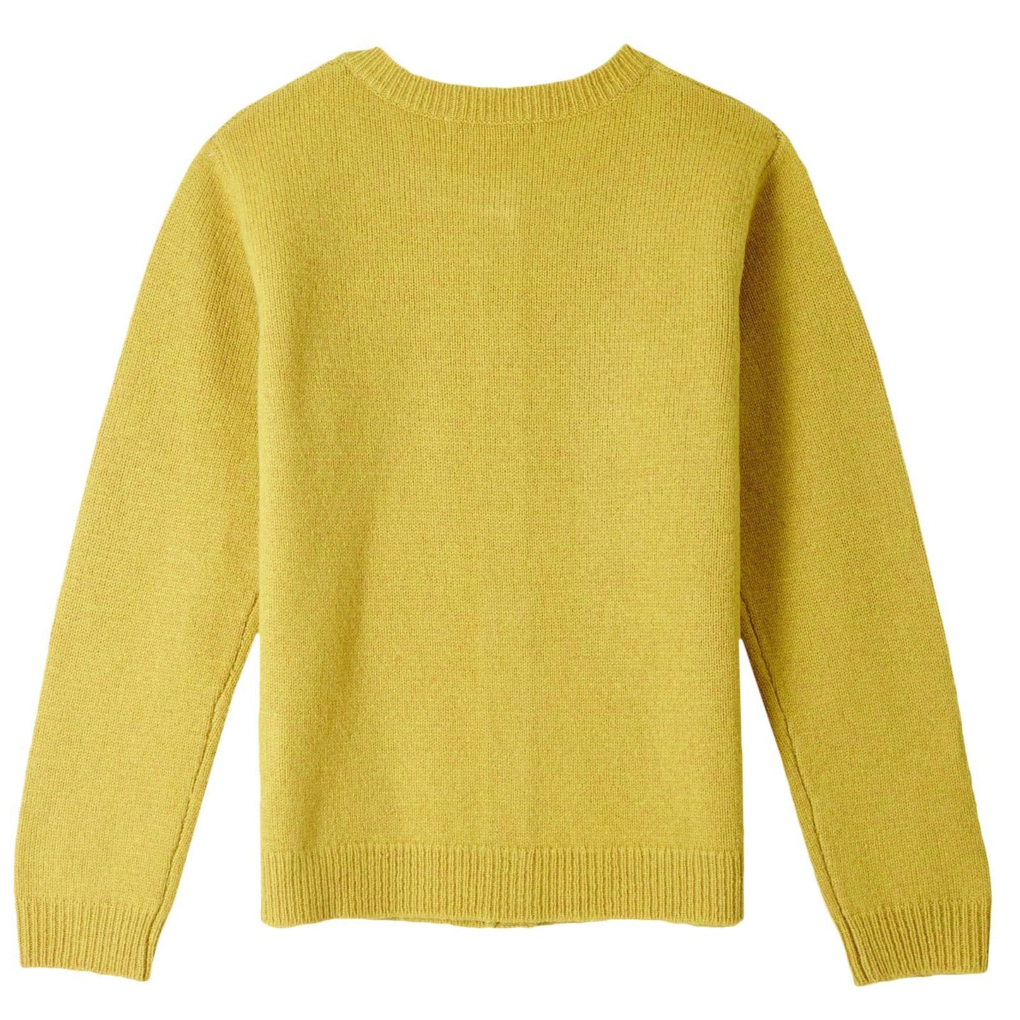 Boys&Girls Yellow Knitted Wool Greenwood Cardigan