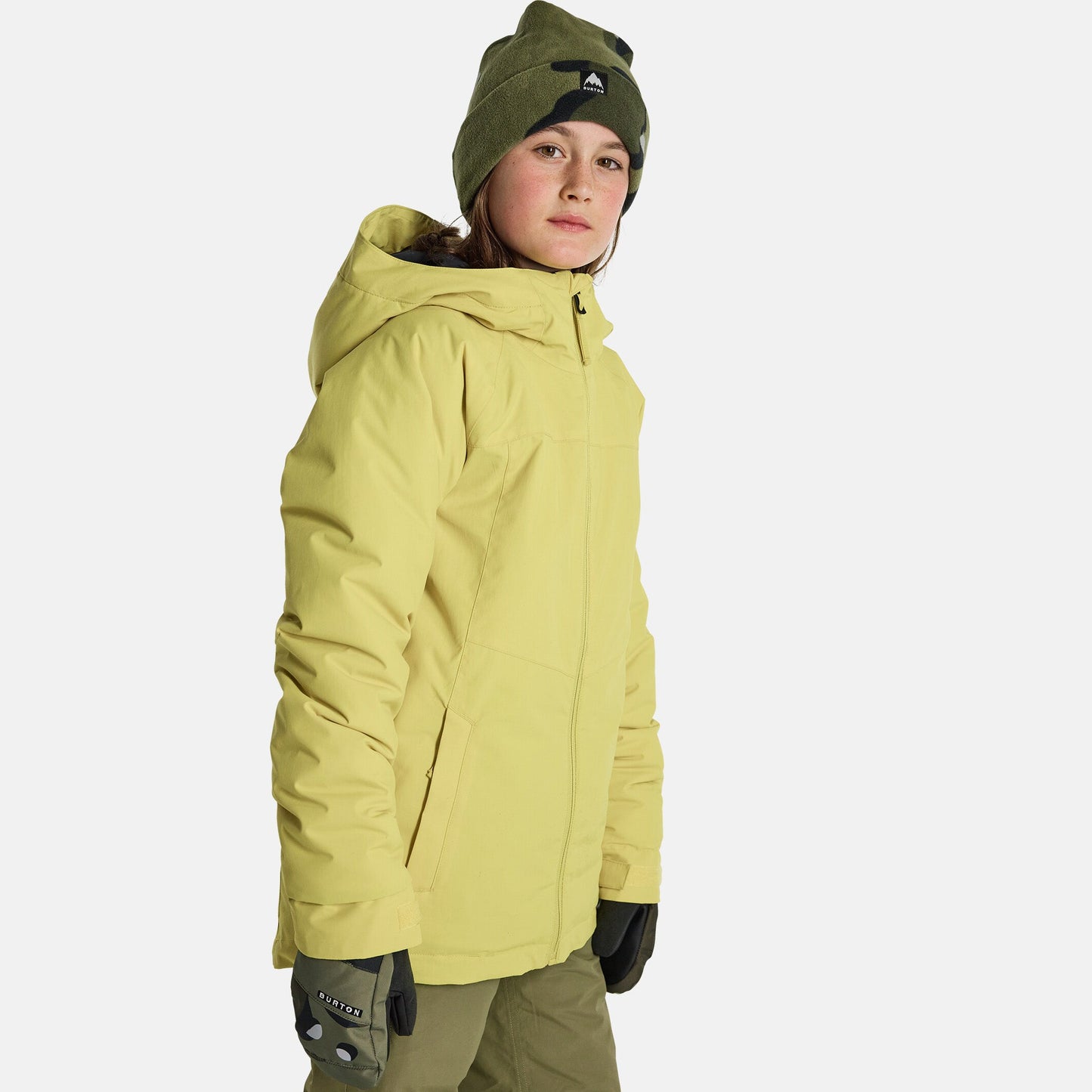 儿童黄色滑雪服