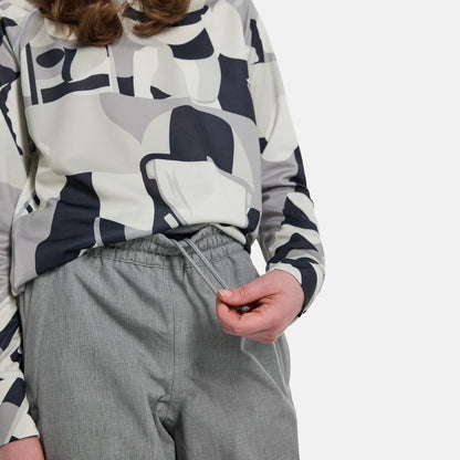 儿童灰色滑雪裤