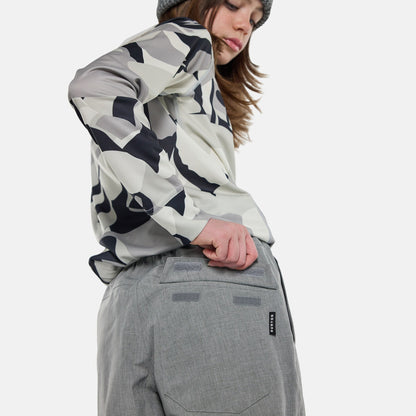 儿童灰色滑雪裤