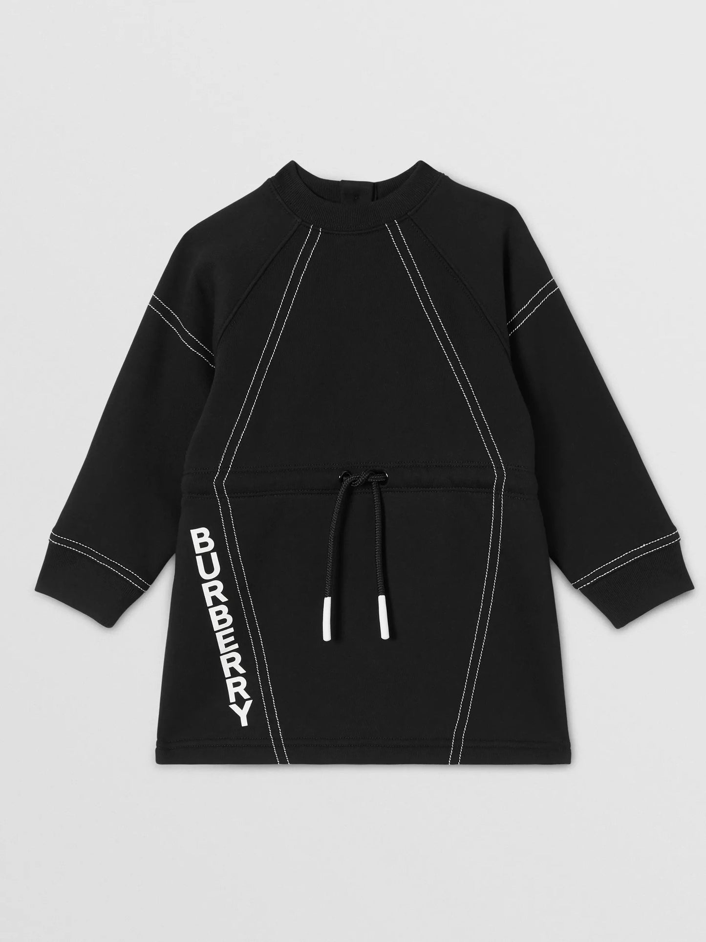 Girls Black Cotton Dress