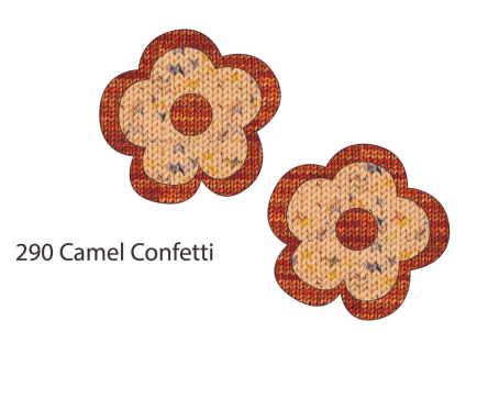 女童驼色花朵发夹