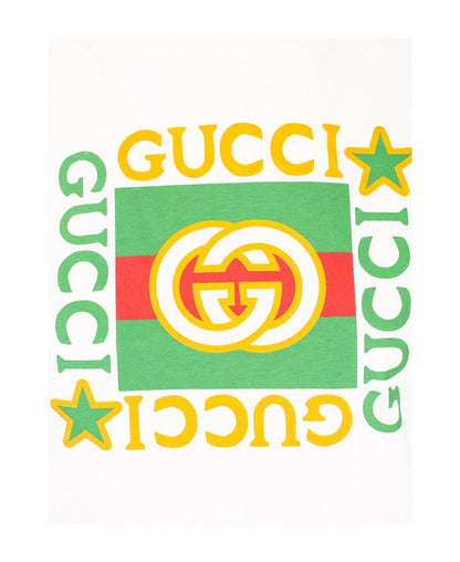 Boys & Girls White GG T-Shirt