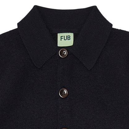 儿童深蓝色羊毛外套