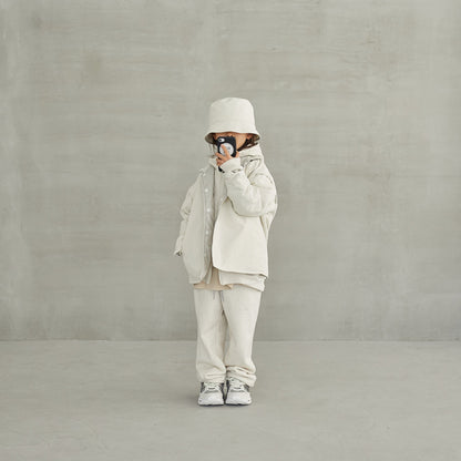 儿童白色双面夹克