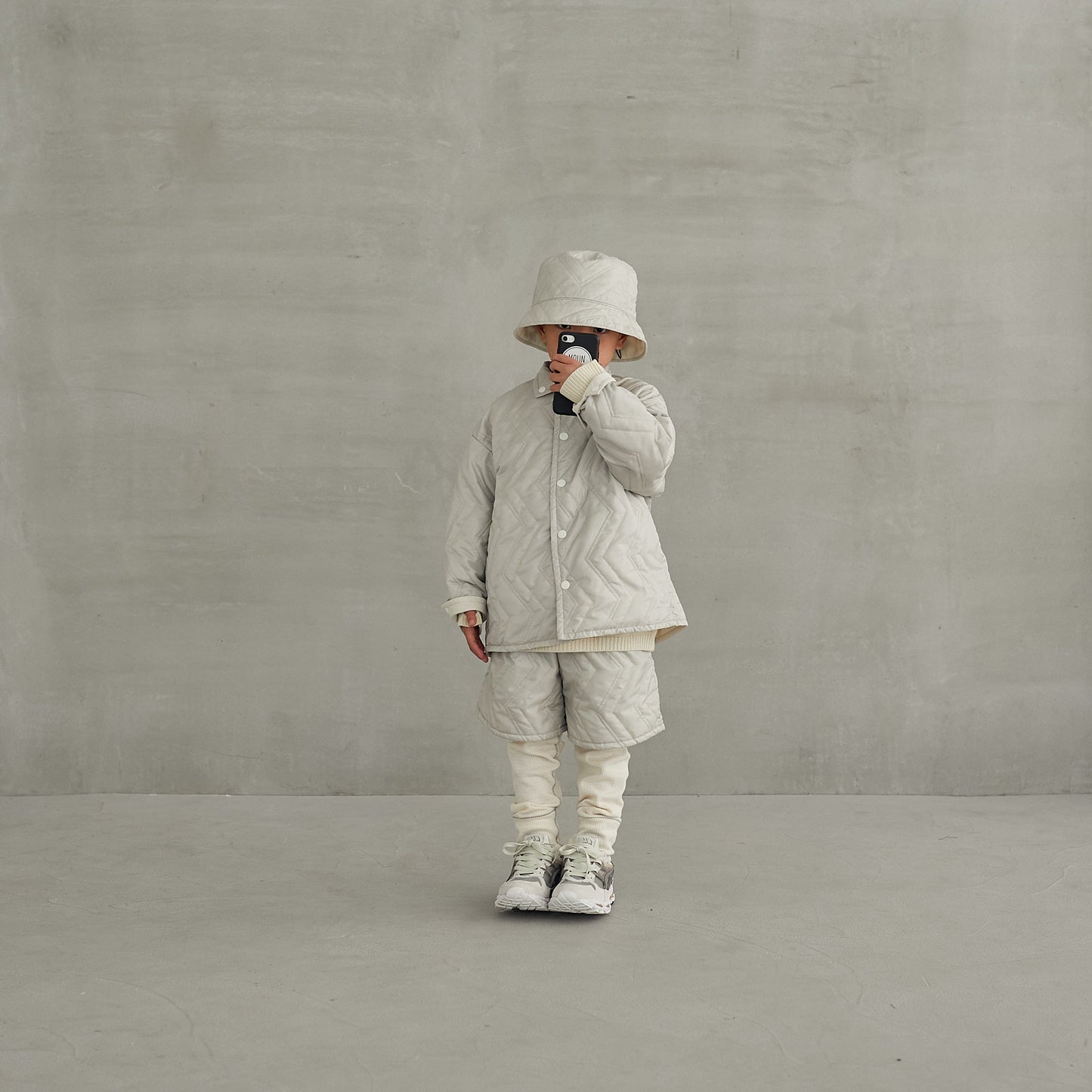 儿童白色双面夹克