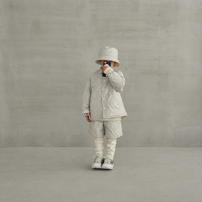 儿童白色双面夹克