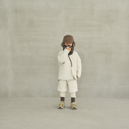 儿童白色双面夹克