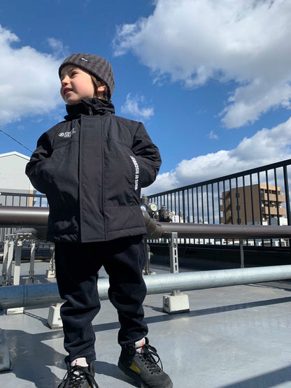 儿童黑色棉夹克