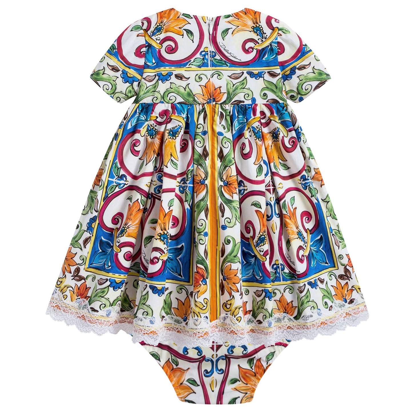 Baby Girls Lace Printing Dress
