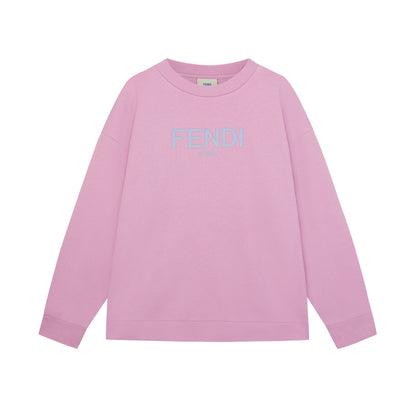 女童粉色Logo棉卫衣