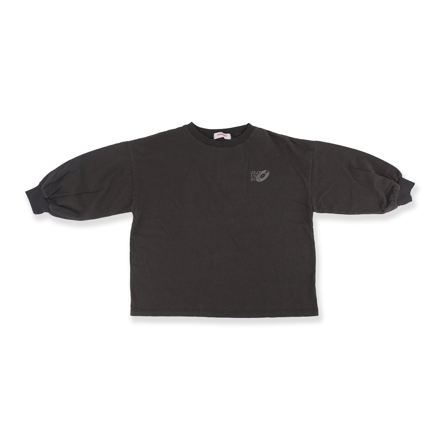 儿童木炭色棉T恤