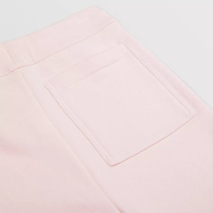 女童粉色Logo棉长裤