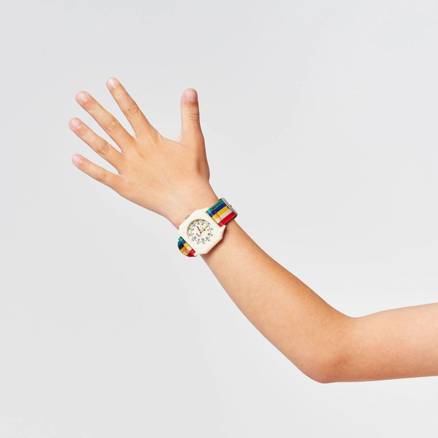儿童彩色条纹手表