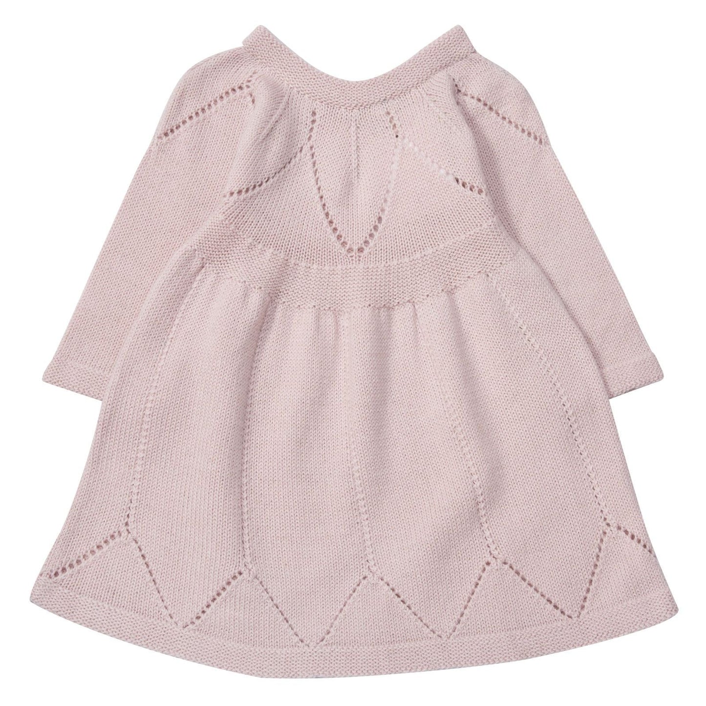 Baby Girls Light Pink Alpaga Wool Ivy Dress