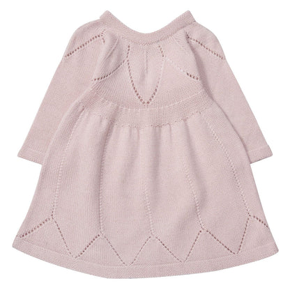Baby Girls Light Pink Alpaga Wool Ivy Dress