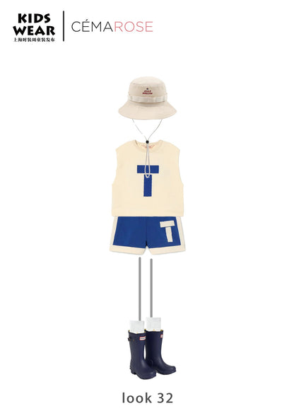 儿童象牙白棉袜