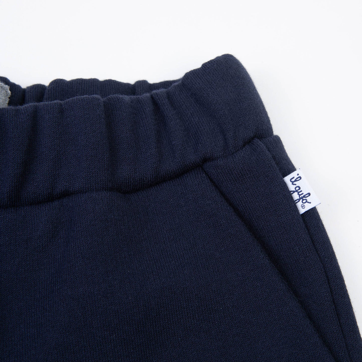 儿童藏青色棉长裤