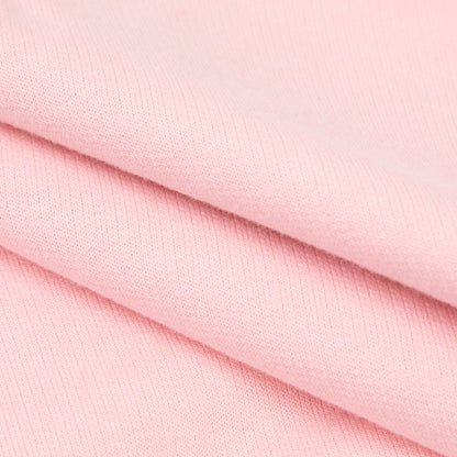 婴儿粉色Logo棉卫衣