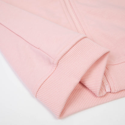 婴儿粉色拉链上衣