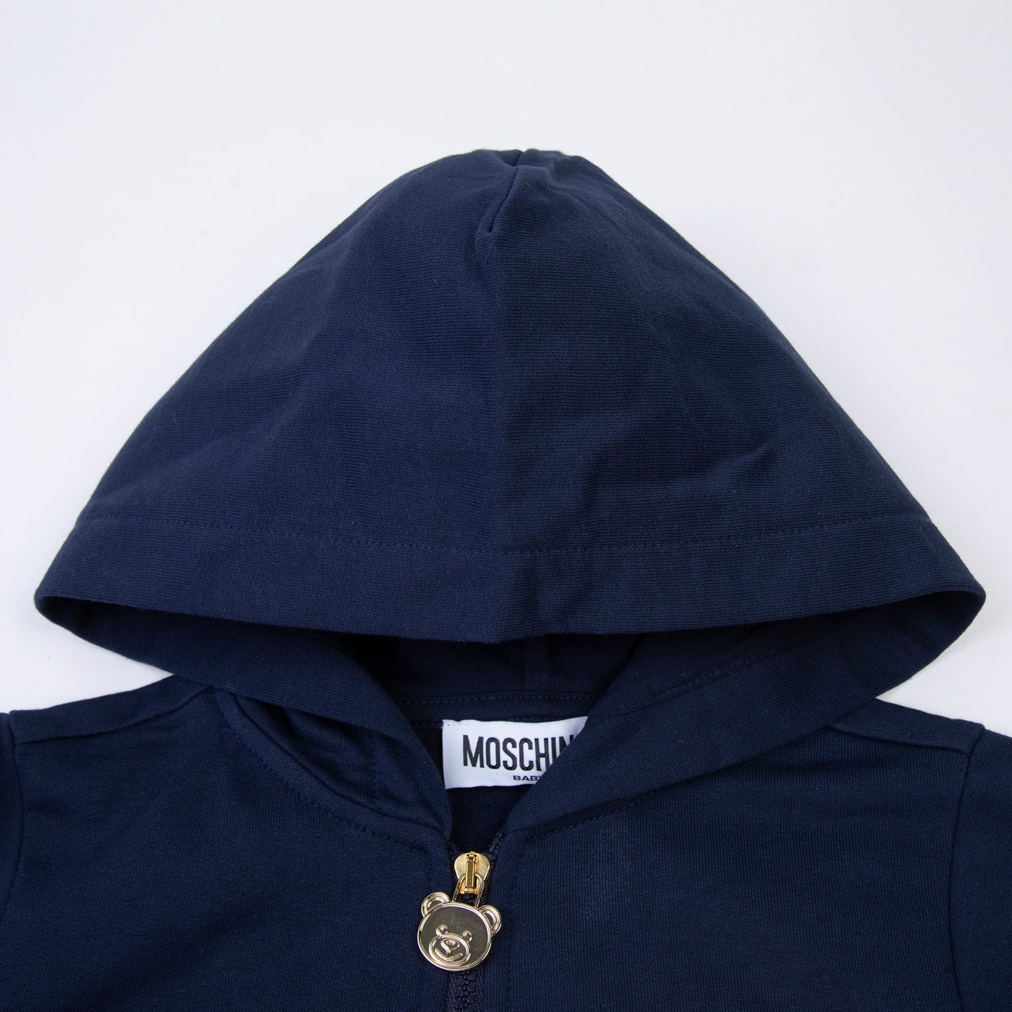 婴儿藏青色拉链上衣