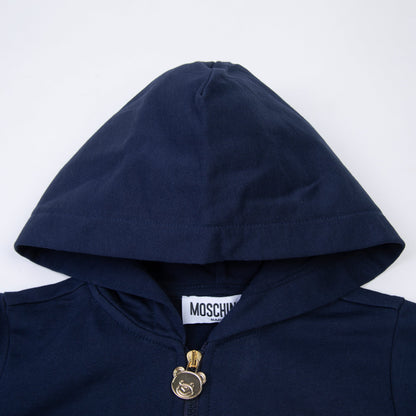 婴儿藏青色拉链上衣