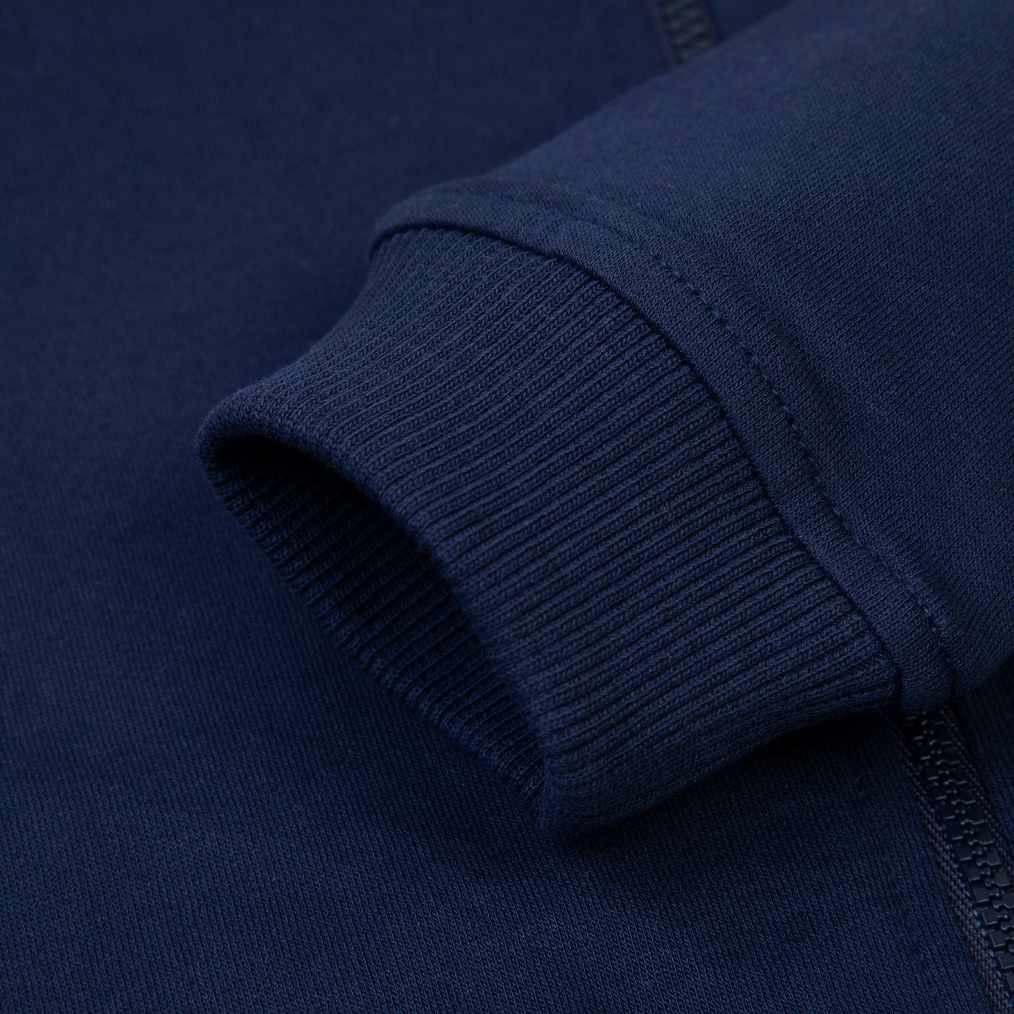 婴儿藏青色拉链上衣