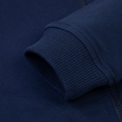 婴儿藏青色拉链上衣