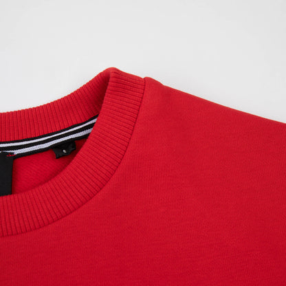 男童红色Logo棉卫衣