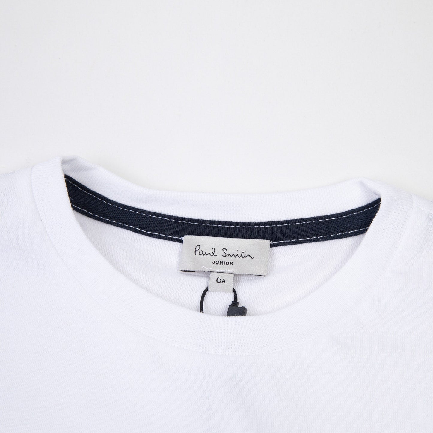 男童白色印花棉T恤