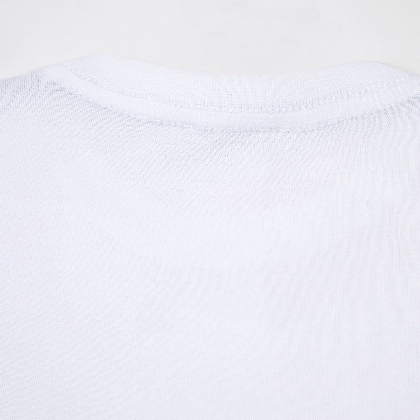 男童白色印花棉T恤