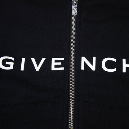 儿童黑色拉链上衣