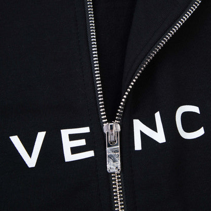 儿童黑色拉链上衣