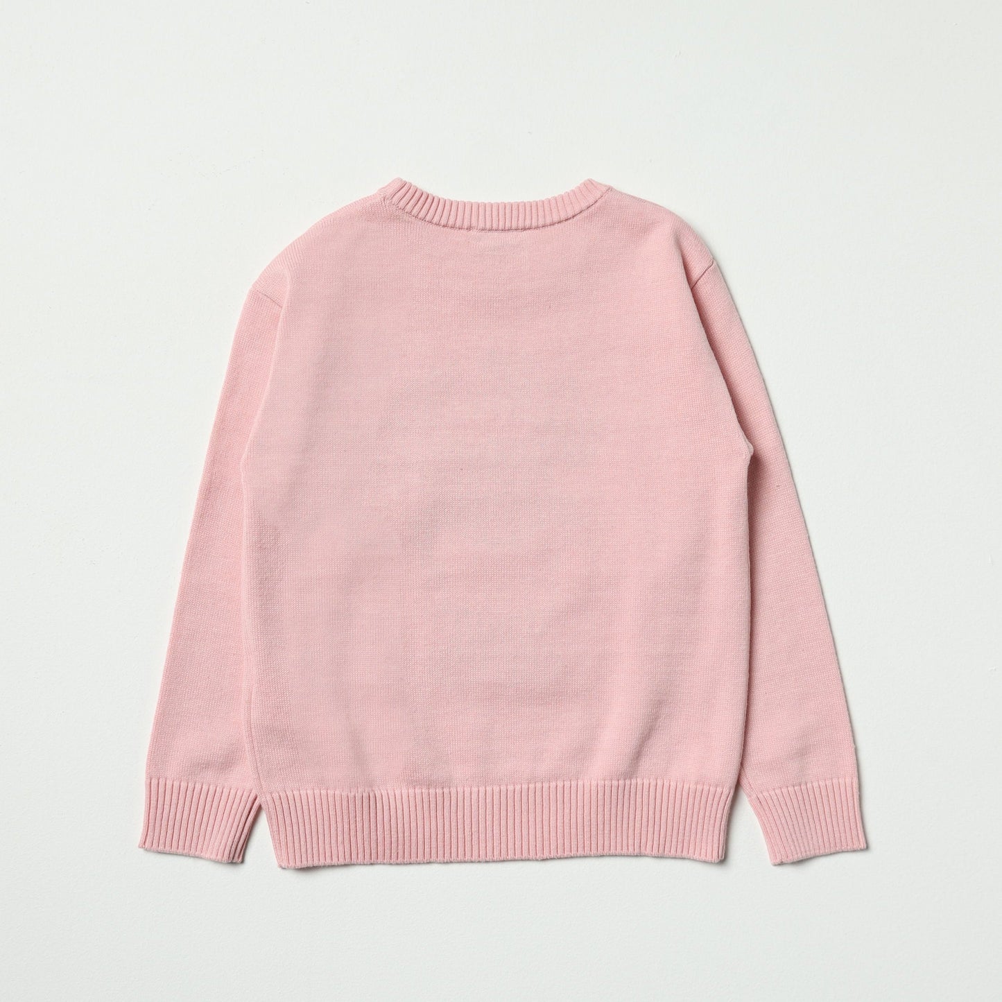 女童粉色小熊毛衣