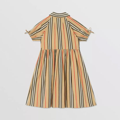 Girls Archive Beige Cotton Dress
