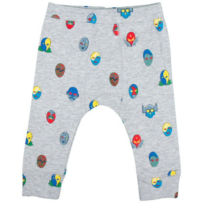 Georgie/Macy Baby Grey Super Stella Heroes Trim Top&Trousers
