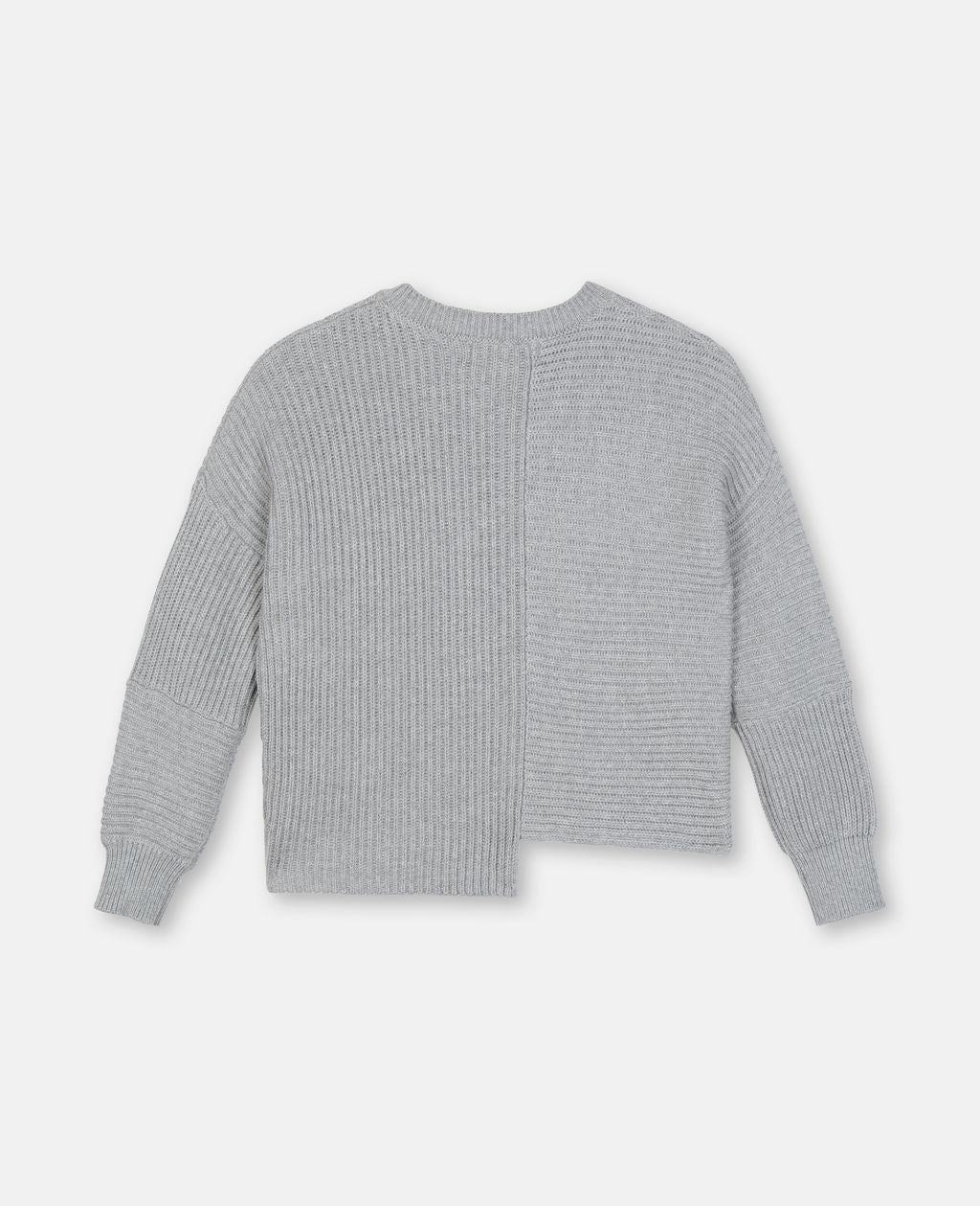 女童灰色棉毛衣