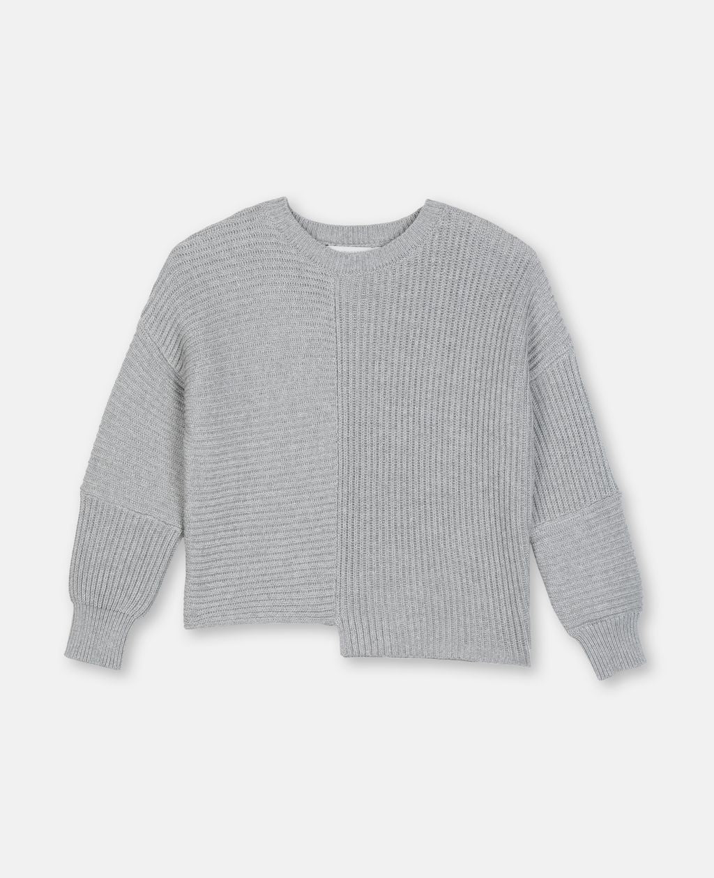 女童灰色棉毛衣
