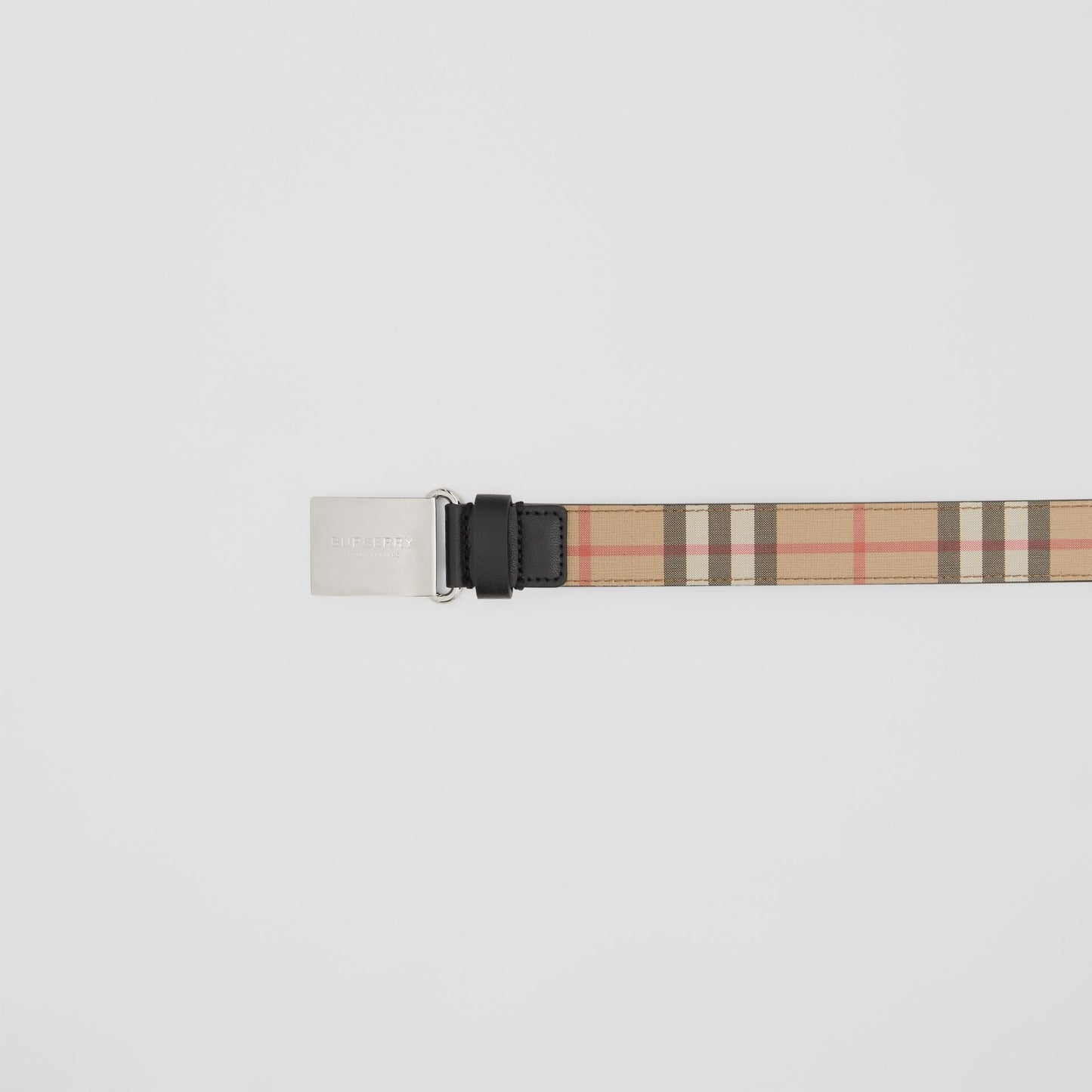 男童米色皮革腰带